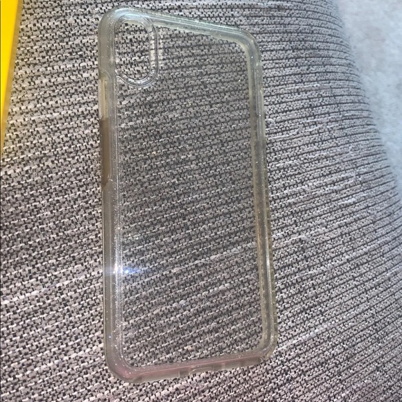Clear Glitter Otter Box iPhoneXSMax good condition - Picture 3 of 7